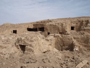Quarries overlooking the city and necropolis of Antinoupolis